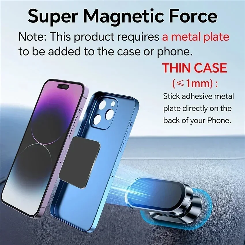 360 °   磁石式の車載用スマートフォンホルダー。iPh - Phone Accessories Holder Car のレビューと価格