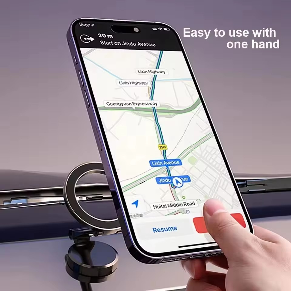 マグセーフ360対応折りたたみ式マグネット式車載携帯電話ホル - Phone Accessories Holder Car のレビューと価格