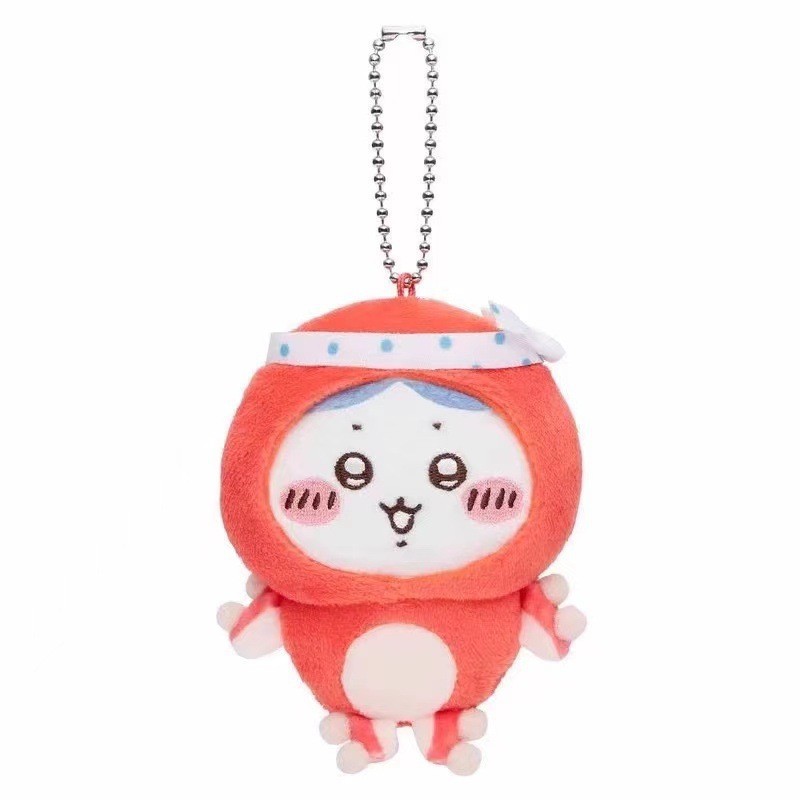 日本のアニメ可愛い海鮮BBQぬいぐるみキーホルダー可愛いタコ - Phone Accessories Charms のレビューと価格