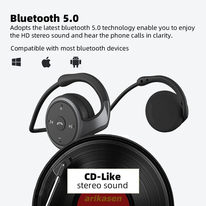 Bluetooth 5.0を搭載したワイヤレスヘッドセット, - Phone Accessories Amazon のレビューと価格
