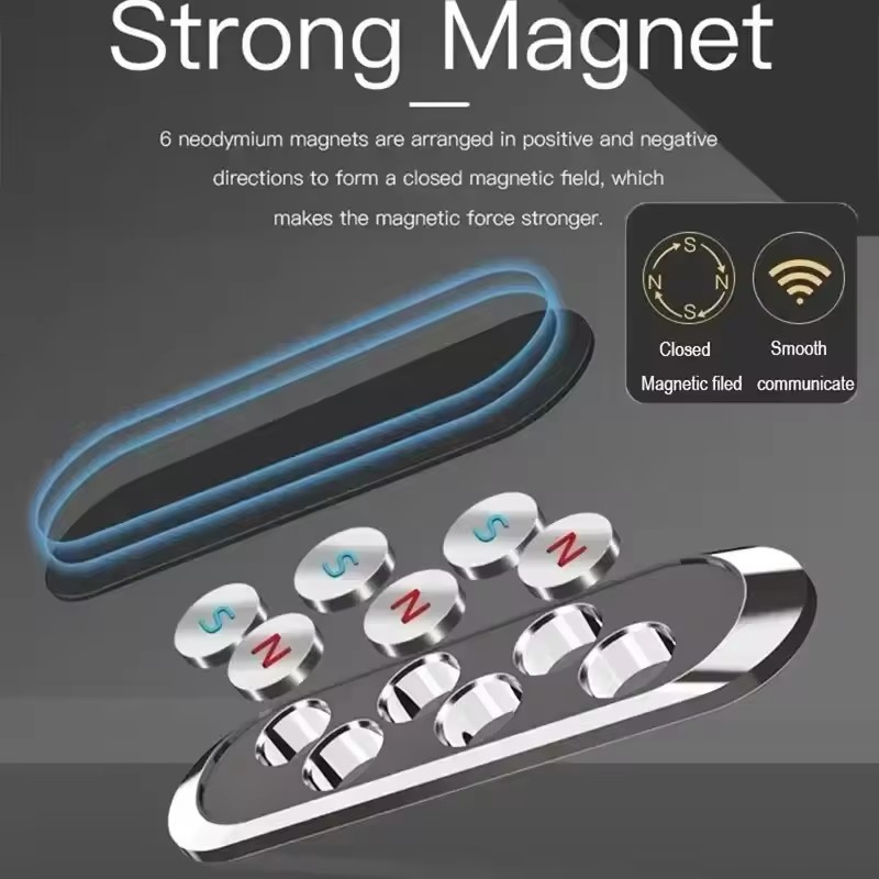 磁力式カーフォンホルダー、回転可能なミニストリップ型スタンド - Phone Accessories Holder Car のレビューと価格