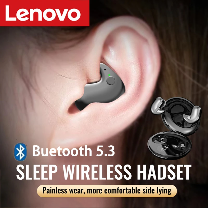 レノボ インビジブル スリープ ヘッドセット マイク付き ワ - Phone Accessories Amazon のレビューと価格
